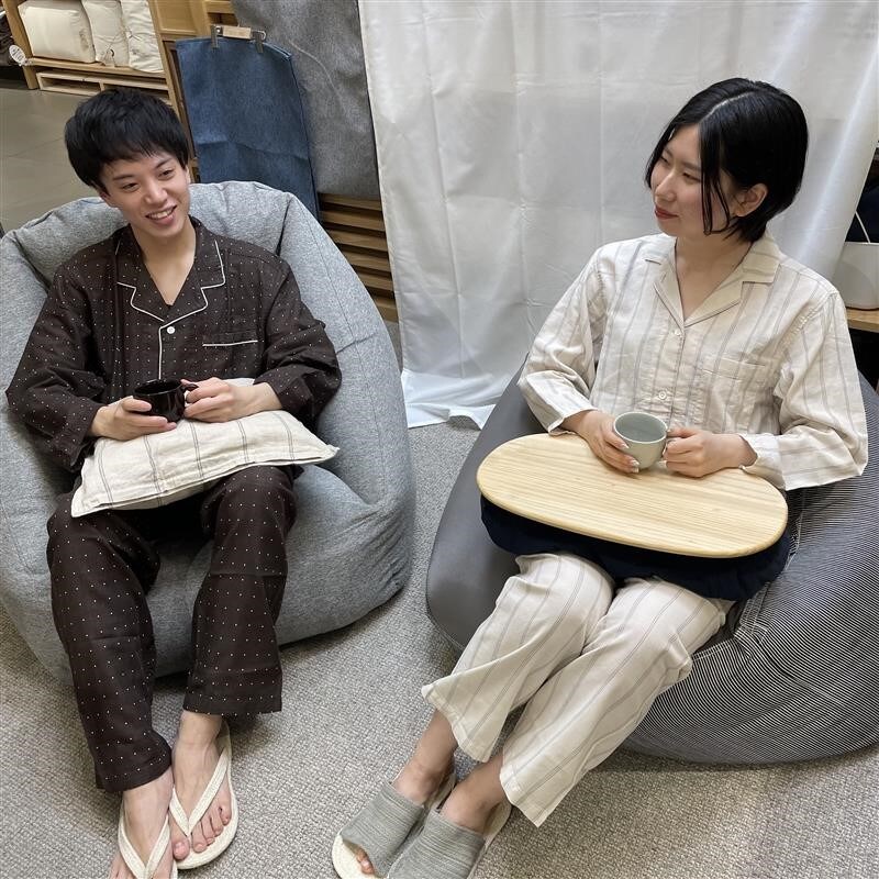 ならファミリー】二重ガーゼパジャマでほっこり｜ 無印良品